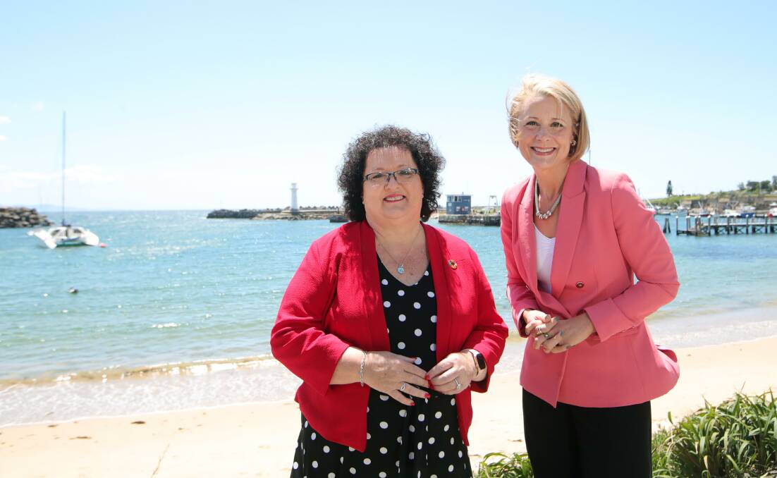 Wollongong lord mayoral candidate Cr Tania Brown welcomed Senator Kristina Keneally to Wollongong.