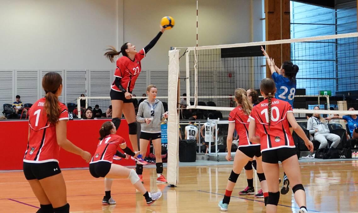 SPIKED: Illawarra Volleyball Premiers Reserve Womens Team will fight for the Gold this week. Picture: Supplied. 