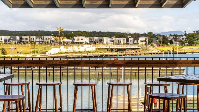 Marina view: The Waterfront Tavern at Shell Cove overlooks the new Shellharbour Marina. Picture: Facebook/The Waterfront Tavern