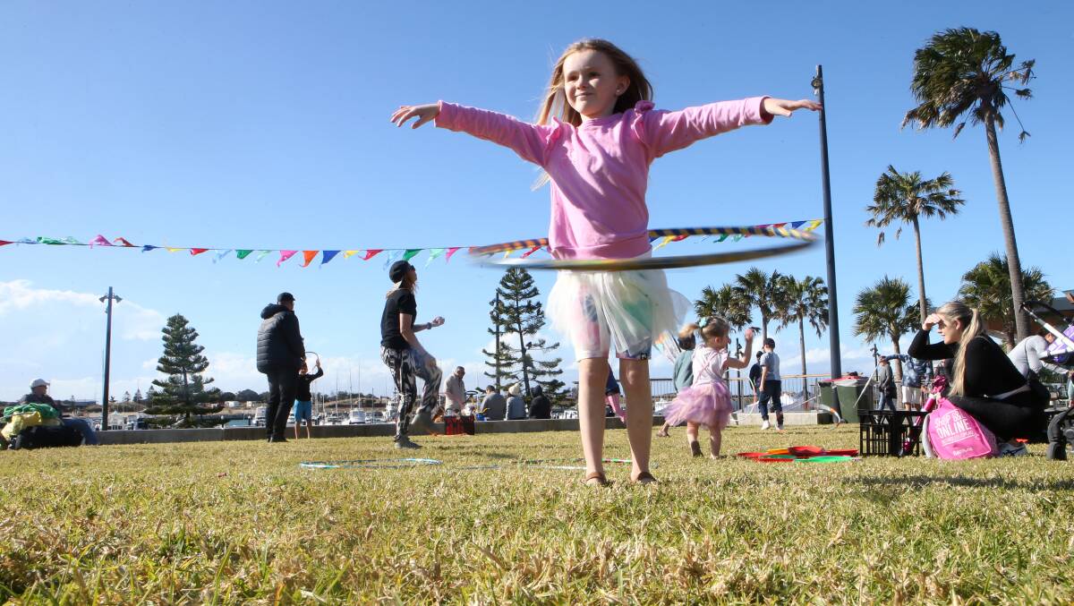 Circus, circus: The Shellharbour Rocks series included an event at Shellharbour Marina in June. Picture: Sylvia Liber