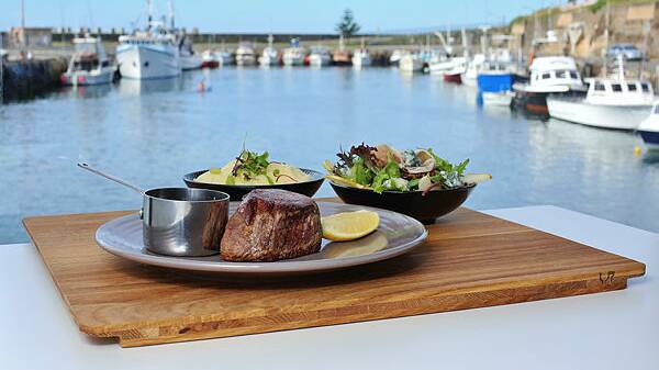 Harbourfront dining: There are three dining levels at Harbourfront Seafood Restaurant, Wollongong. Picture: Greg Ellis