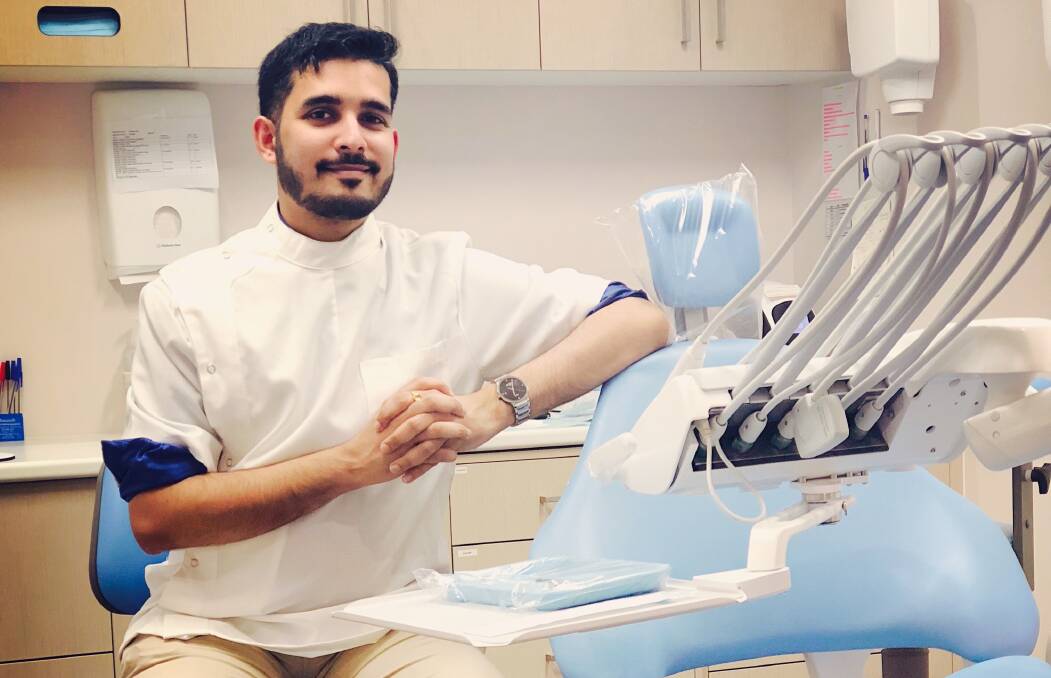 Health issue: Dapto dentist Dr Mohit Tolani is seeing an explosion in tooth cavities in children. Picture: Supplied 
