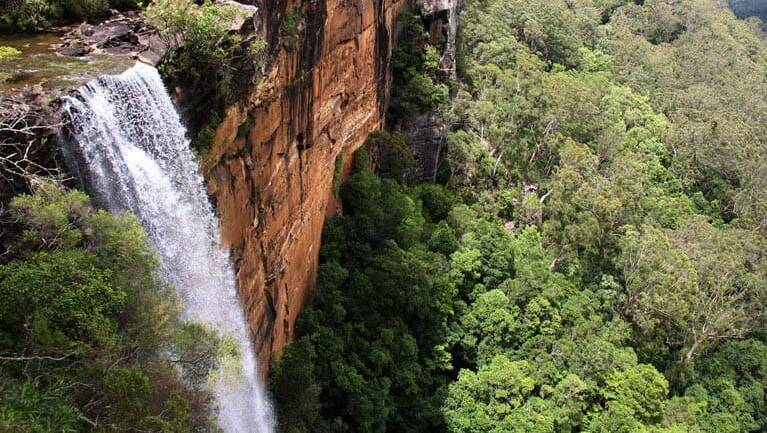Spectacular drop: Fitzroy Falls in Morton National Park is considered one of the best waterfalls in the country. Picture: National Parks & Wildlife Service/John Yurasek 