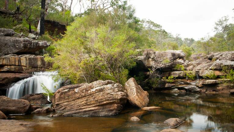 Aboriginal significant site: Iluka Creek in Dharawal National Park. Picture: NSW National Parks & Wildlife Service/Lucas Boyd