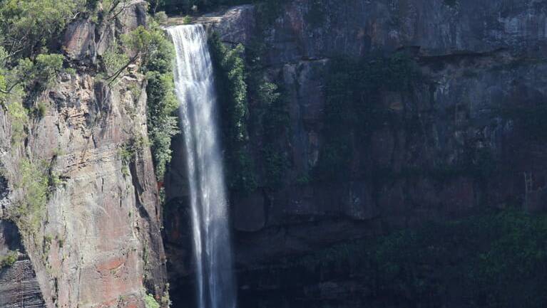 Easy walk: Belmore Falls can be viewed after a short walk. Picture: National Parks & Wildlife Service/John Yurasek 