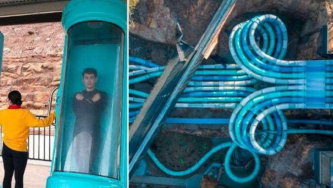 High velocity: Velocity Falls is the newest ride at Jamberoo Action Park. Picture: Supplied/Jamberoo Action Park