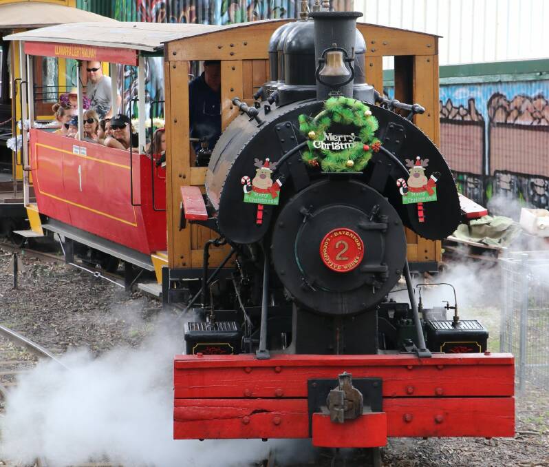 All aboard: Illawarra Light Railway Museum Society will hold its annual Ride the Christmas Train event on Sunday, December 11. Picture: Illawarra Light Railway Museum Society 