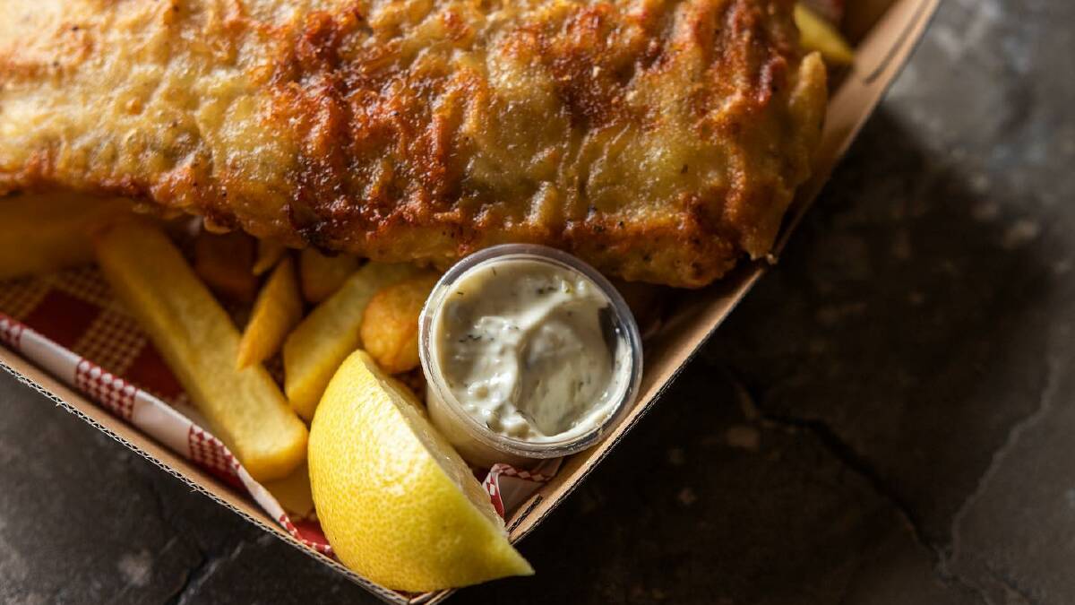 Harbourside favourite: Levendi's fish and chips. Picture: Levendi