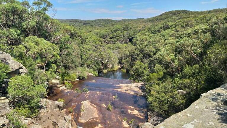 Hike in: Kingfisher Pool campground is in Heathcote National Park. Picture: Jodie McGill/DPIE