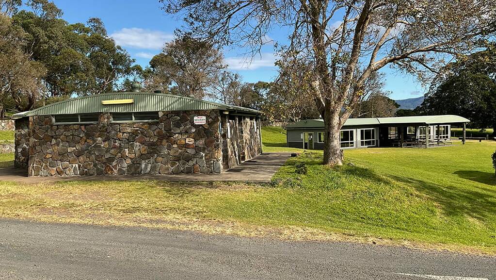 Great location: Kitchen and bathroom facilities at Killalea campground. Picture: NSW National Parks & Wildlife Service