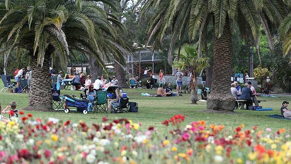 Pretty as a picture: Wollongong Botanic Garden is a popular place for a picnic. Picture: Robert Peet 