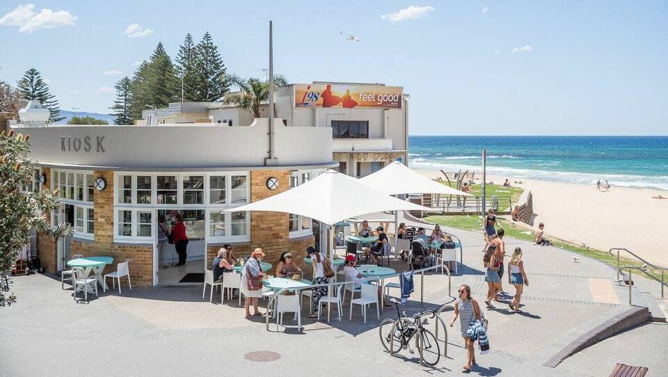 Beachside bliss: Fish and chips is on the menu at North Beach Kiosk, Wollongong. Picture: Facebook/North Beach Kiosk