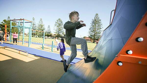 Child's play: Reddall Reserve playground has plenty of fun things to do. Picture: Adam McLean