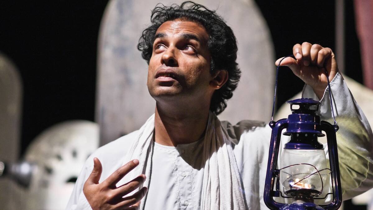 One man show: New Zealand co-writer and actor Jacob Rajan stars in Guru of Chai. Picture: Merrigong Theatre Company 