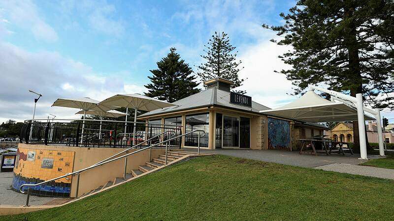 Popular kiosk: Levendi is located in the heart of Wollongong, overlooking the harbour. Picture: Adam McLean