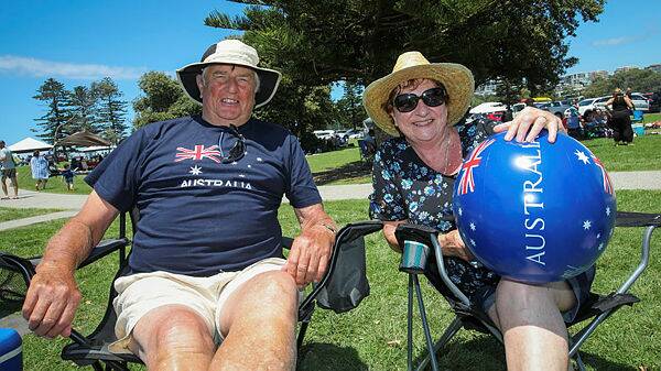 Central location: Stuart Park, Wollongong, is popular with picnickers, especially during special events such as Australia Day. Picture: Wesley Lonergan