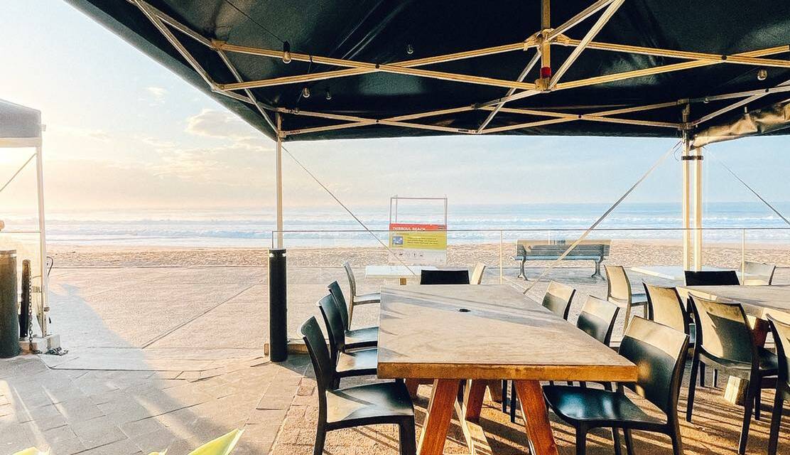 Absolute beachfront: Thirroul Beach Pavilion offers casual beachside dining. Picture: Facebook/Thirroul Beach Pavilion