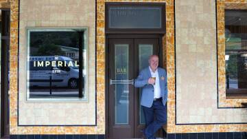 Historic premises: Shellharbour Workers Club president Mark Climo at The Imperial, Clifton, which the club bought and upgraded before it reopened in late 2021. Picture: Adam McLean