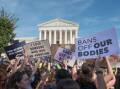 Women's March in Washington demanding continued access to abortion after the ban on most abortions in Texas. Picture: Shutterstock