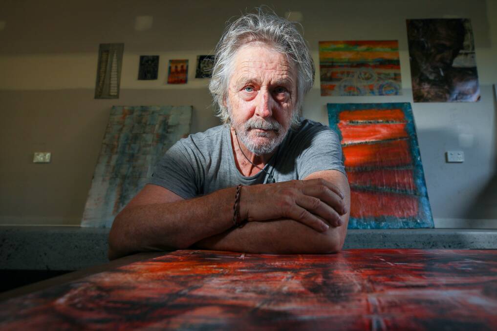 Actor, artist and musician Geoff Morrell is exhibiting his work in Clifton in February. Picture by Adam McLean.