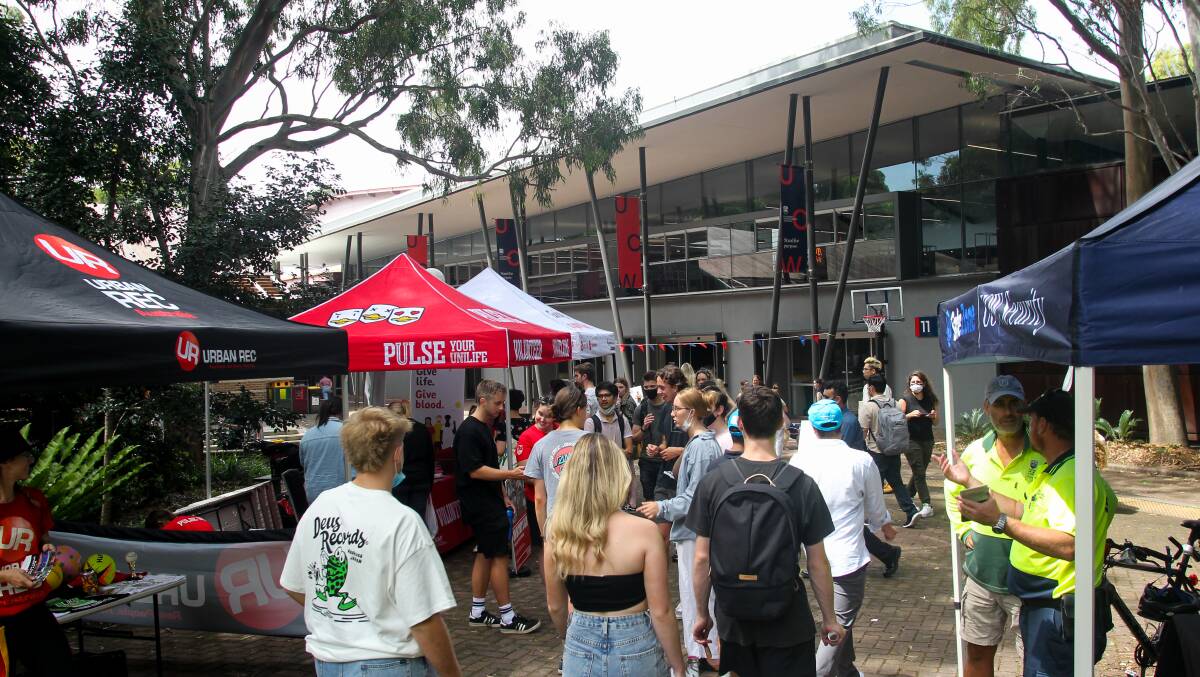 Campus Fest: UOW students were excited to get back to campus Photo: Anna Warr