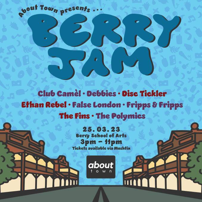 Berry Jam mini festival is coming to town this weekend. It's the second local festival from About Town Events. Picture supplied.