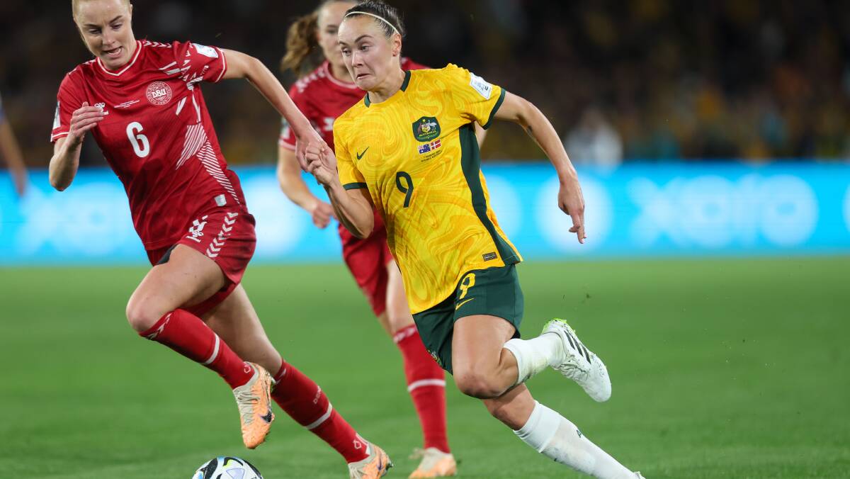 Caitlin Foord was a standout for the Matildas. Photo by Adam McLean