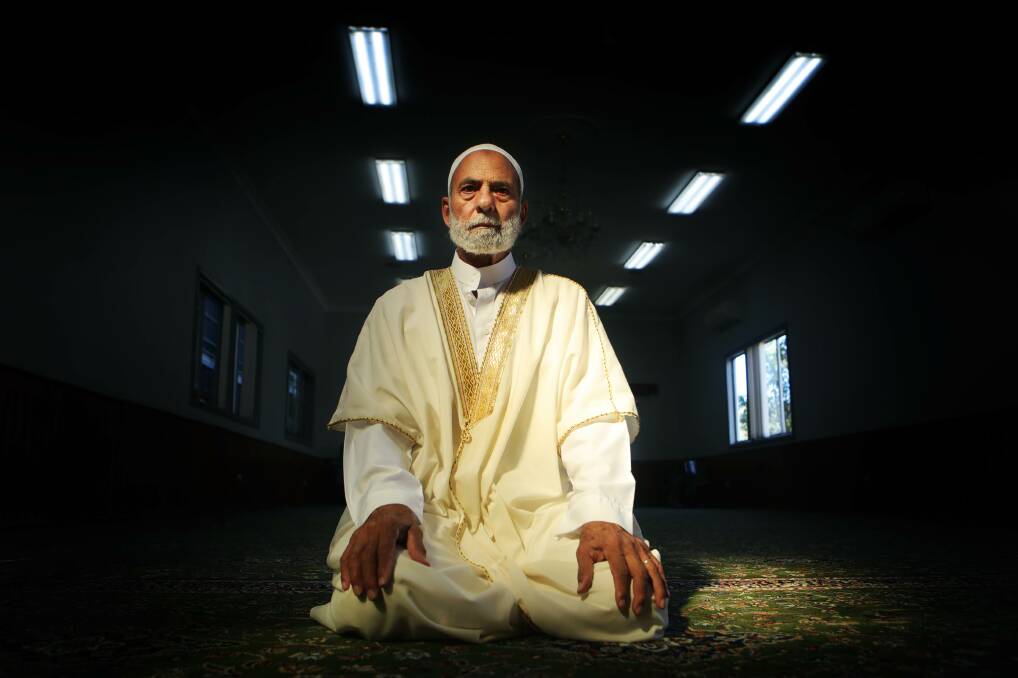 HOLY TIME: Imam Abdul Fattah at Wollongong's Omar Mosque at the beginning of Ramadan. Picture: Sylvia Liber