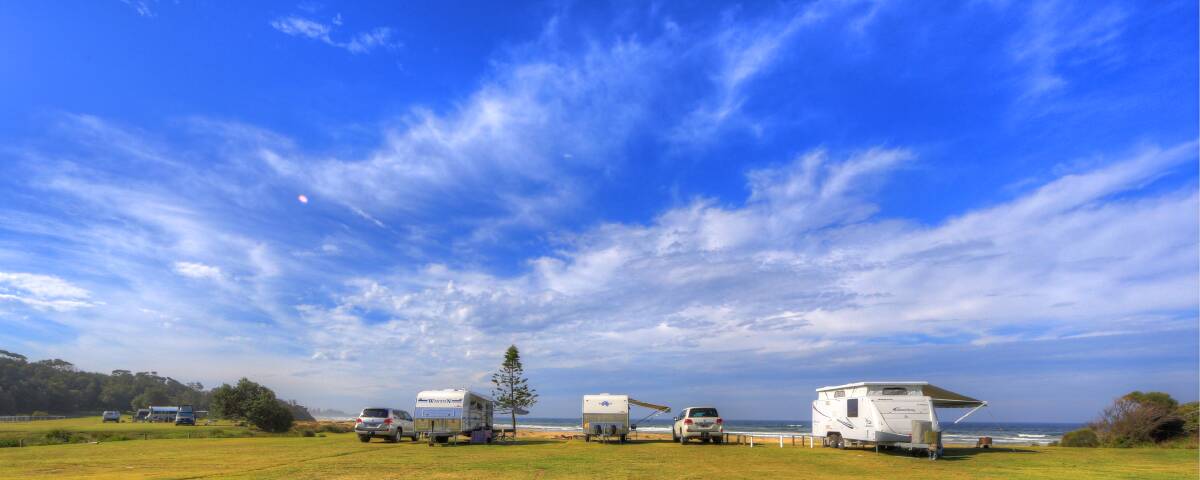 Caravan parking at Beachcomber Holiday Park. Picture supplied