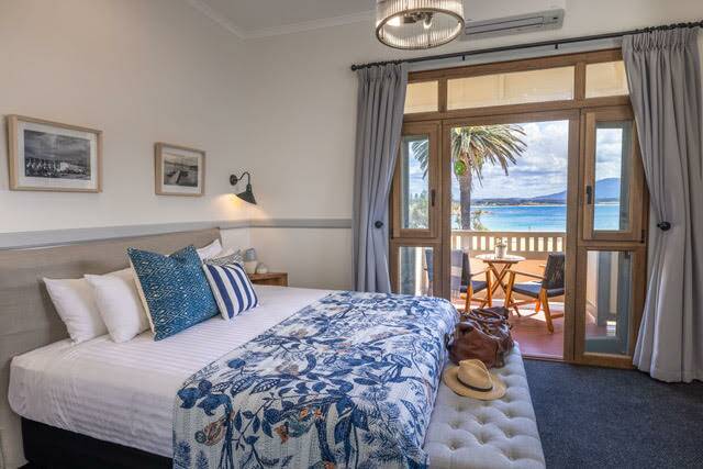 An Ocean View room at The Bermagui Hotel. Picture supplied