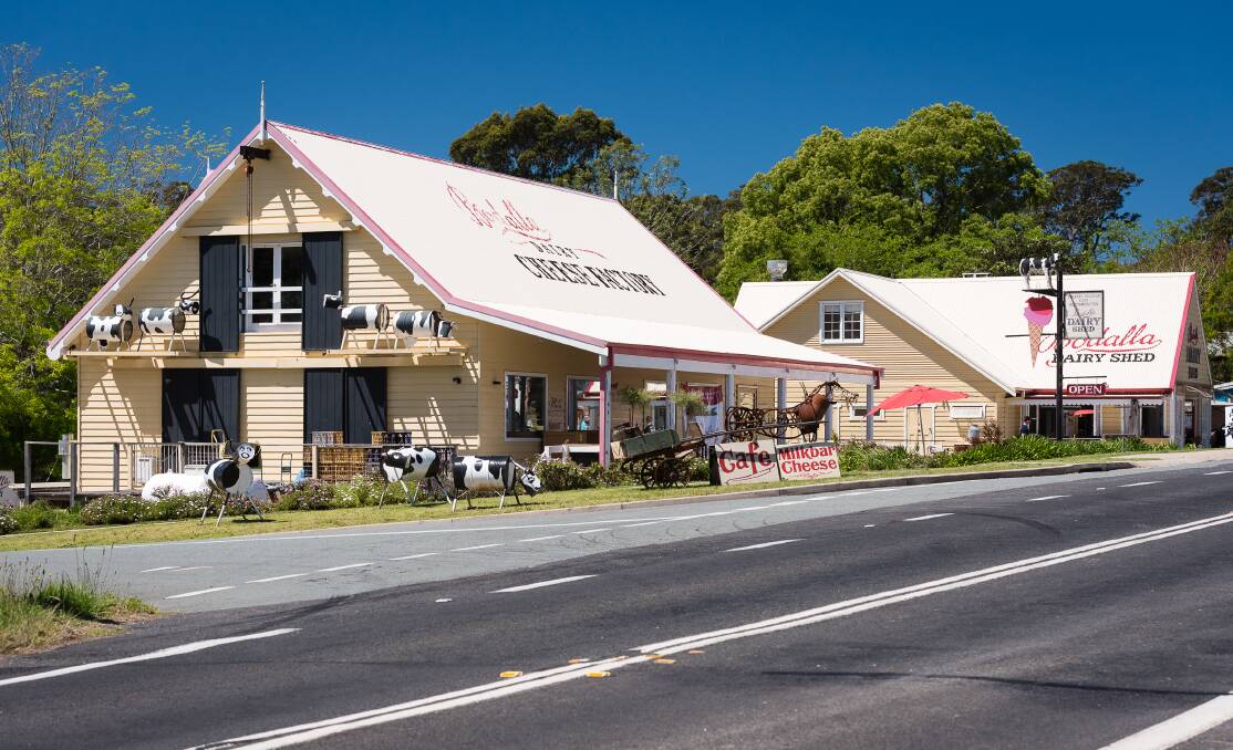The Bodalla Dairy Shed in Bodalla, blink and you might miss it. Picture supplied