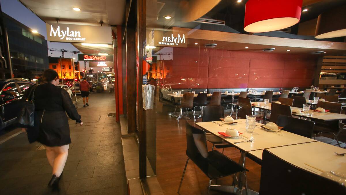 Mylan Restaurant on Keira St has been around for decades. Picture: Adam McLean.
