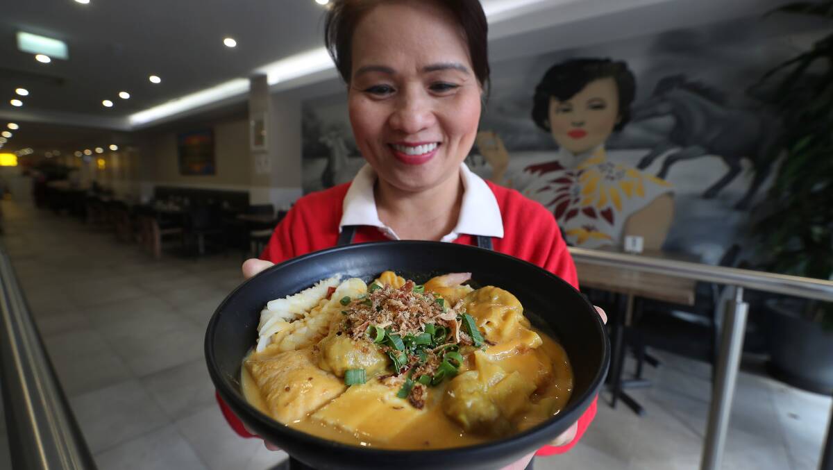 After four years, laksa soup at Miss Lee's is more popular than ever. Picture: Robert Peet