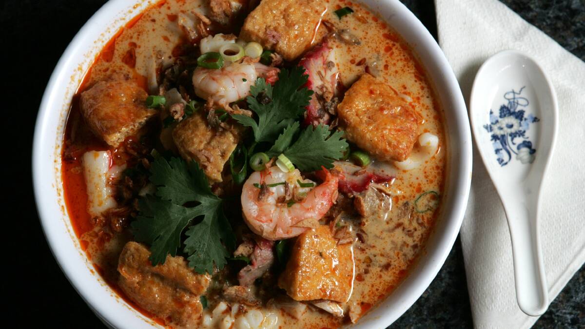 An image of laksa from the archives. Picture: Graham Tidy