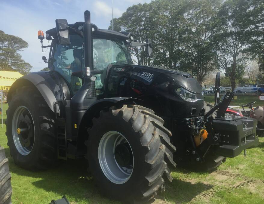 The rare Black IH Optum Tractor at the Berry Small Farm Field Day. Picture supplied.