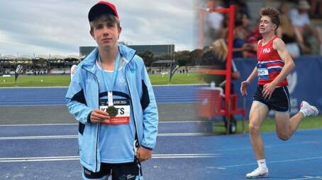 Harry Keats starred at the recent Australian Little Athletics Championships in Adelaide. Pictures supplied