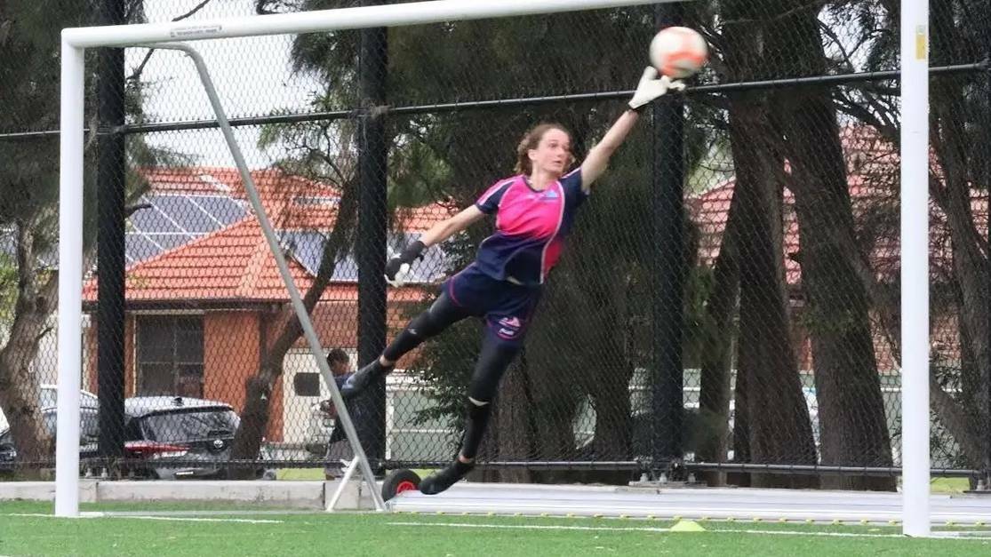 Junior Matildas goalkeeper Sofia Fante. Picture supplied