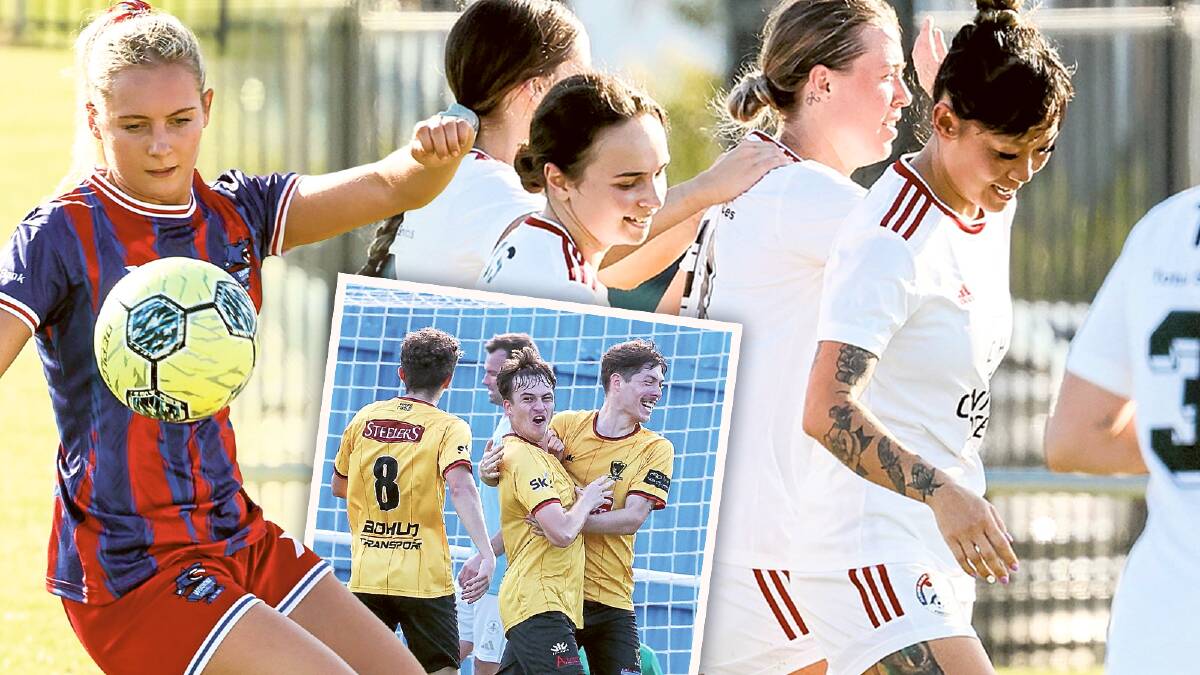 There were upsets in both the mens and womens Illawarra Premier League competitions. Pictures by Anna Warr, inset by Adam McLean