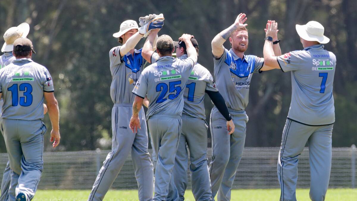 Berry-Shoalhaven beat The Rail to go top of the South Coast cricket competition. Picture by Adam McLean
