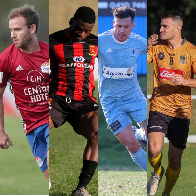 Albion Park, Cringila, Olympic and Coniston are the final four teams left in the Illawarra Premier League finals series. Pictures by Adam McLean, Robert Peet and Wesley Lonergan