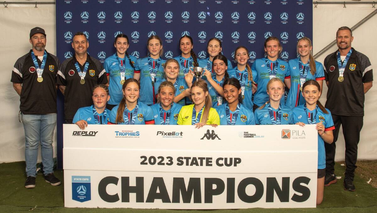 Shellharbour U-18 girls are state champions. Picture - Shellharbour JFC Facebook