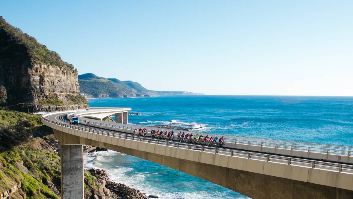 Serenity: Evans said he is eager for the world to see the Sea Cliff Bridge on television. Picture: Wesley Lonergan
