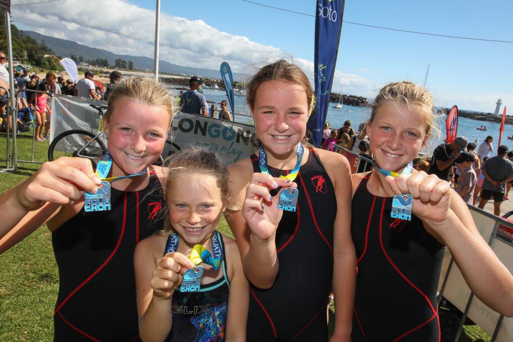 The Wollongong Aquathon caters to all ages and experience levels. Picture by Wesley Lonergan