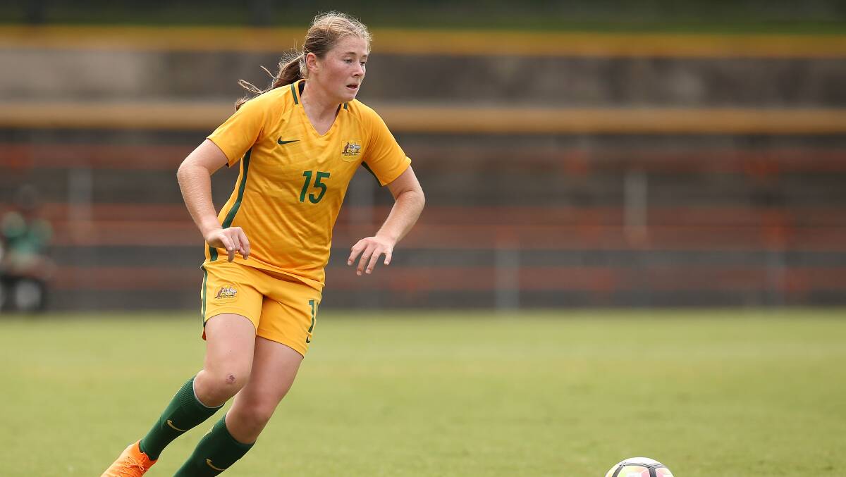 Disappointed: Illawarra star Sheridan Gallagher and the Young Matildas have been eliminated from the U-20s World Cup. Picture: Jason McCawley/Getty Images