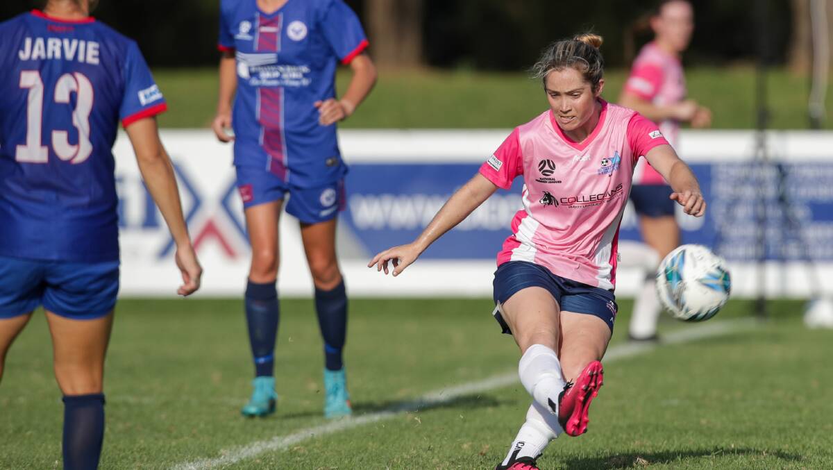 Kaelah Austin led the line for the Stingrays in Michelle Carney's absence. Picture by Adam McLean