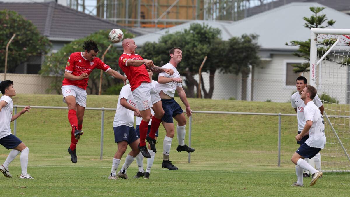 Fernhill smashed UOW 7-0 in round four of the District League competition. Picture by Robert Peet