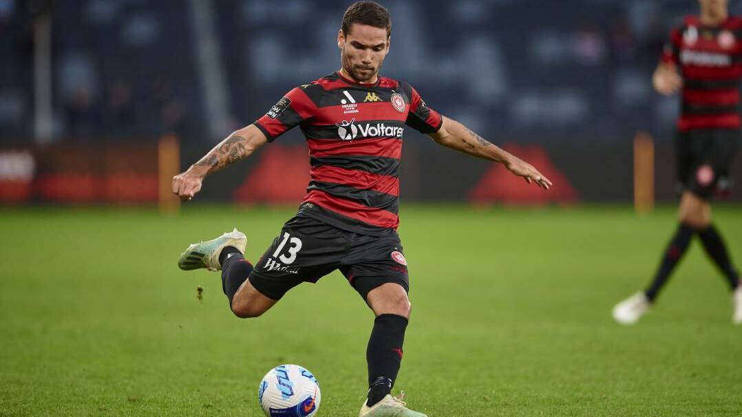 Tate Russell will be back for Western Sydney in the A-League after suffering an ACL injury on the eve of last season which kept him out of the game for a year. Picture - Western Sydney Wanderers/Brett Hemmings