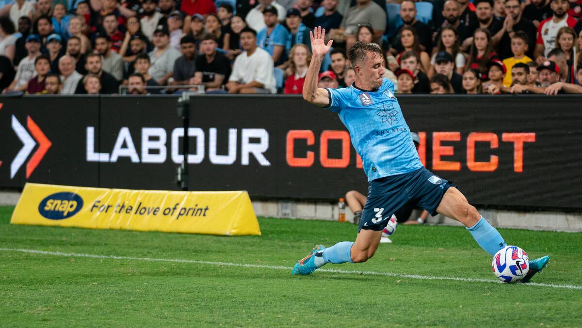 Joel King will be at Sydney FC for the next three seasons after signing a permanent deal. Picture by Jaime Castaneda