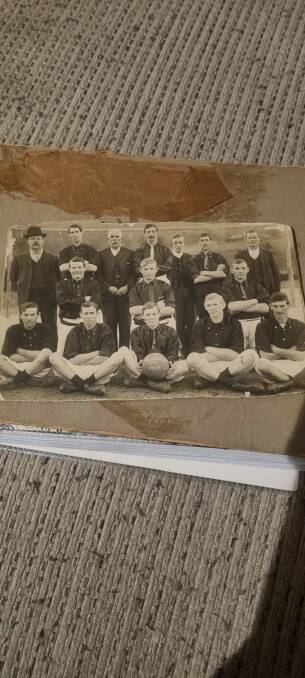 John Wheeler Cram in the back row in the middle. Picture supplied