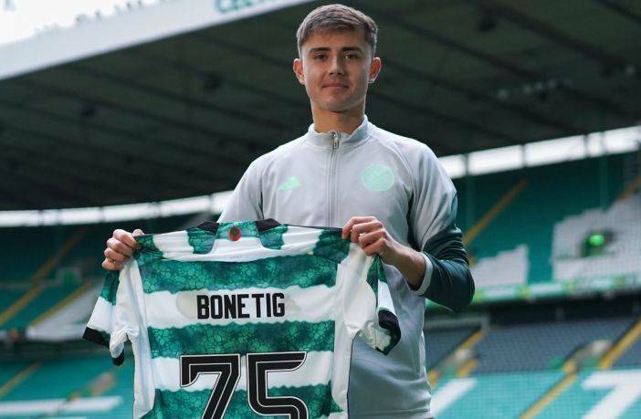 Liam Bonetig will look to progress his career in Scotland. Picture - Celtic FC